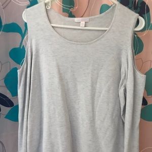 Lauren Conrad cold-shoulder blouse